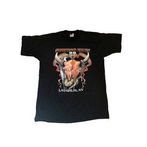 Vintage Rare 1998 Spring Run Laughlin NV Motorcycle Shirt XL Biker